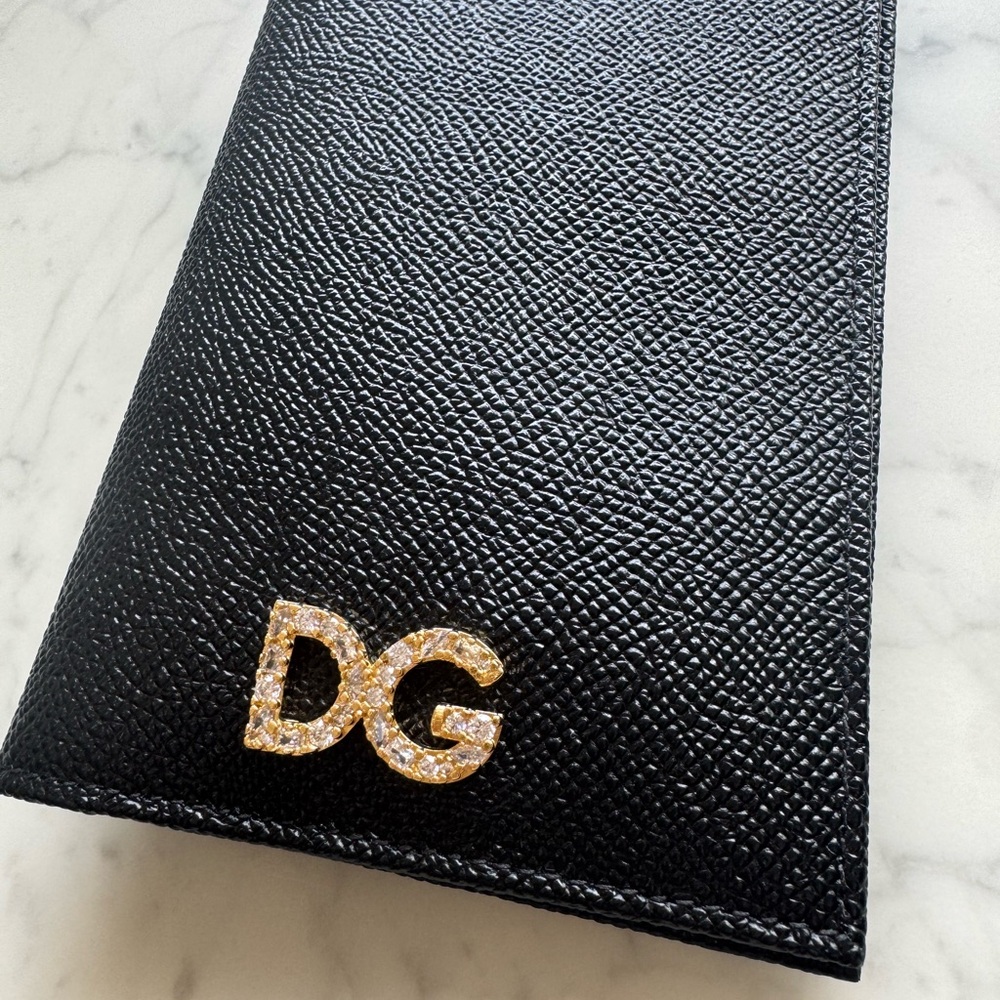 Dolce & Gabbana Leather Black Card Holder